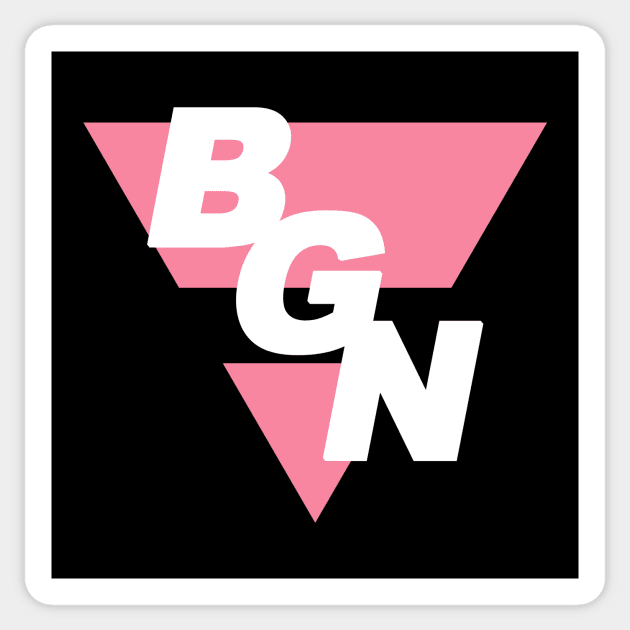 BGN - Pink Triangle Sticker by BlackGirlNerds